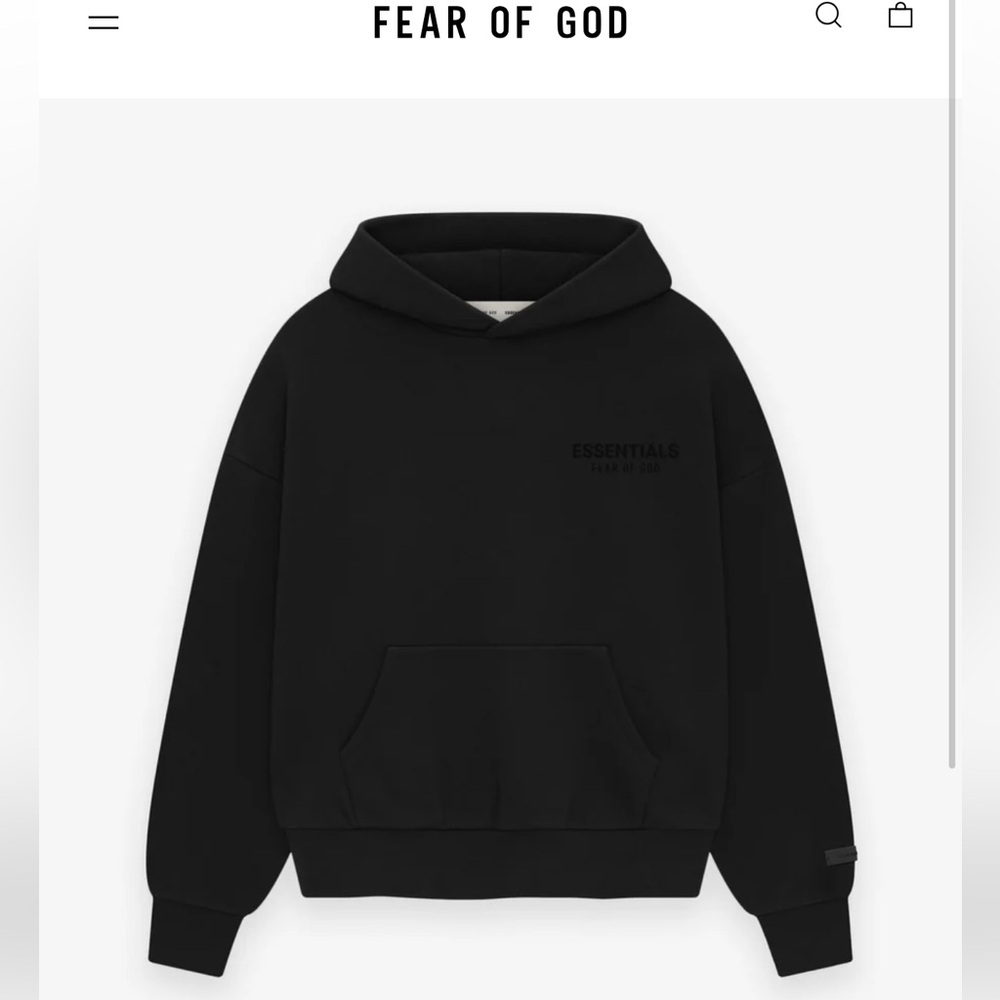 Fear of god essential hoodie Brand New - Picture 2 of 7